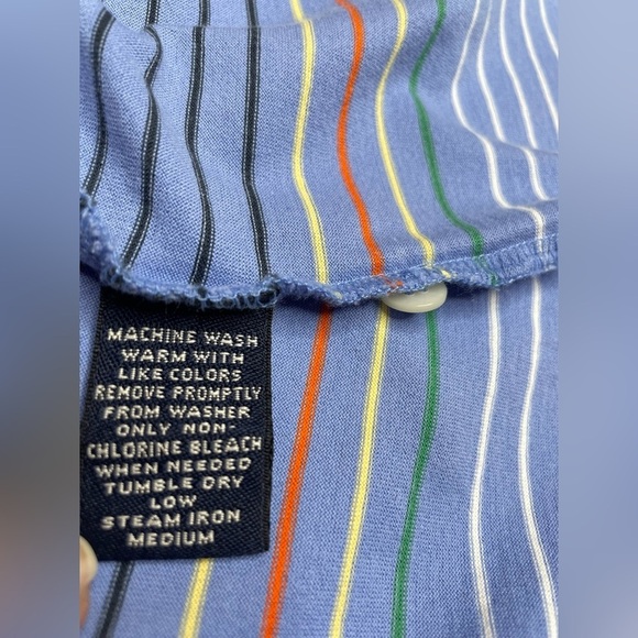 Cremieux Golf Blue Label Multi-Stripe Classic Fit Jersey Short Sleeve Polo Shirt - Picture 5 of 7